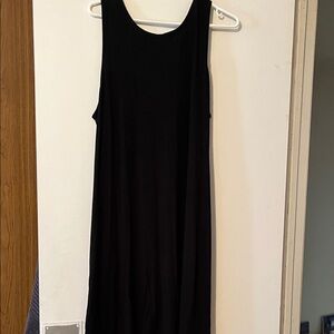 Old Navy Black Sleeveless Maxi Dress